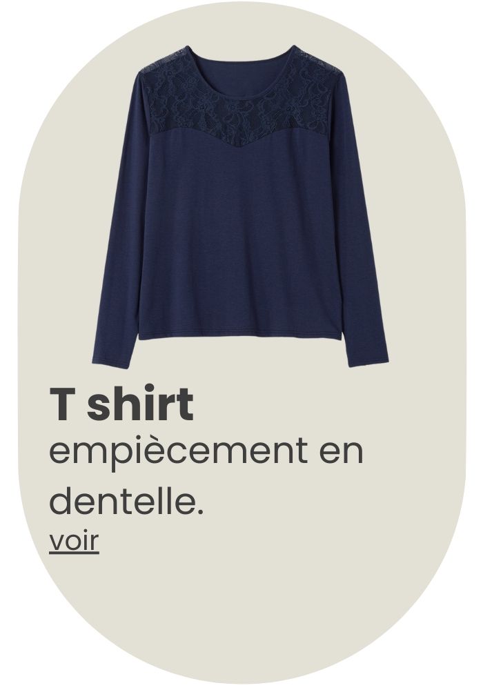 Lot tee shirt femme manche online longue